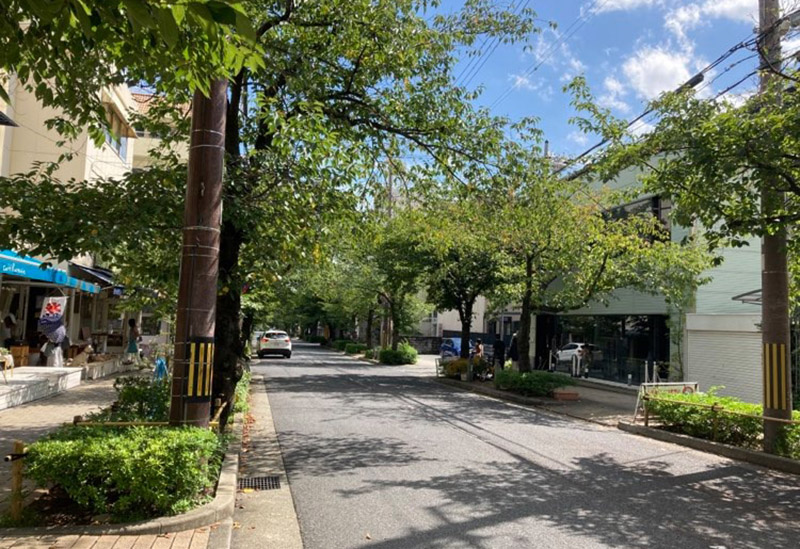 まちの小道　№57　阪神芦屋北東【芦屋茶屋さくら通り東側】（185号）